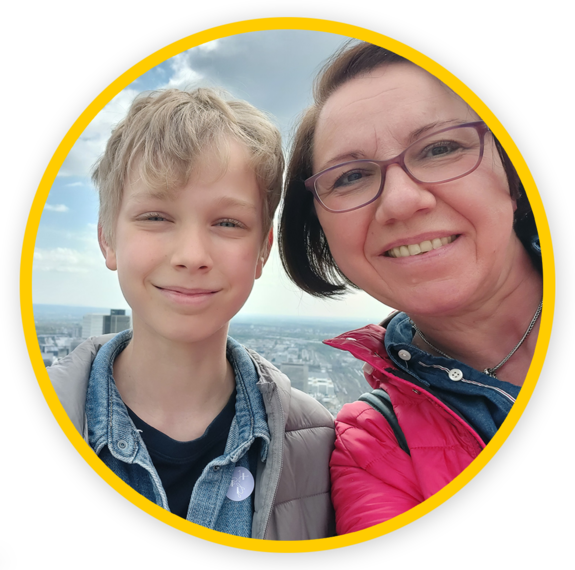 Justus mit Mutter - LOS Wiesbaden Justus mit Mutter - LOS Wiesbaden