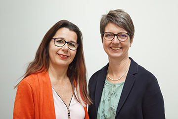 LOS Partnerin Mag. Ute Gollent und Nikola Truxa: Lehrinstitut für Orthographie und Sprachkompetenz Neubau – Ihr Spezialist bei Lese-/Rechtschreibschwäche, LRS und Legasthenie